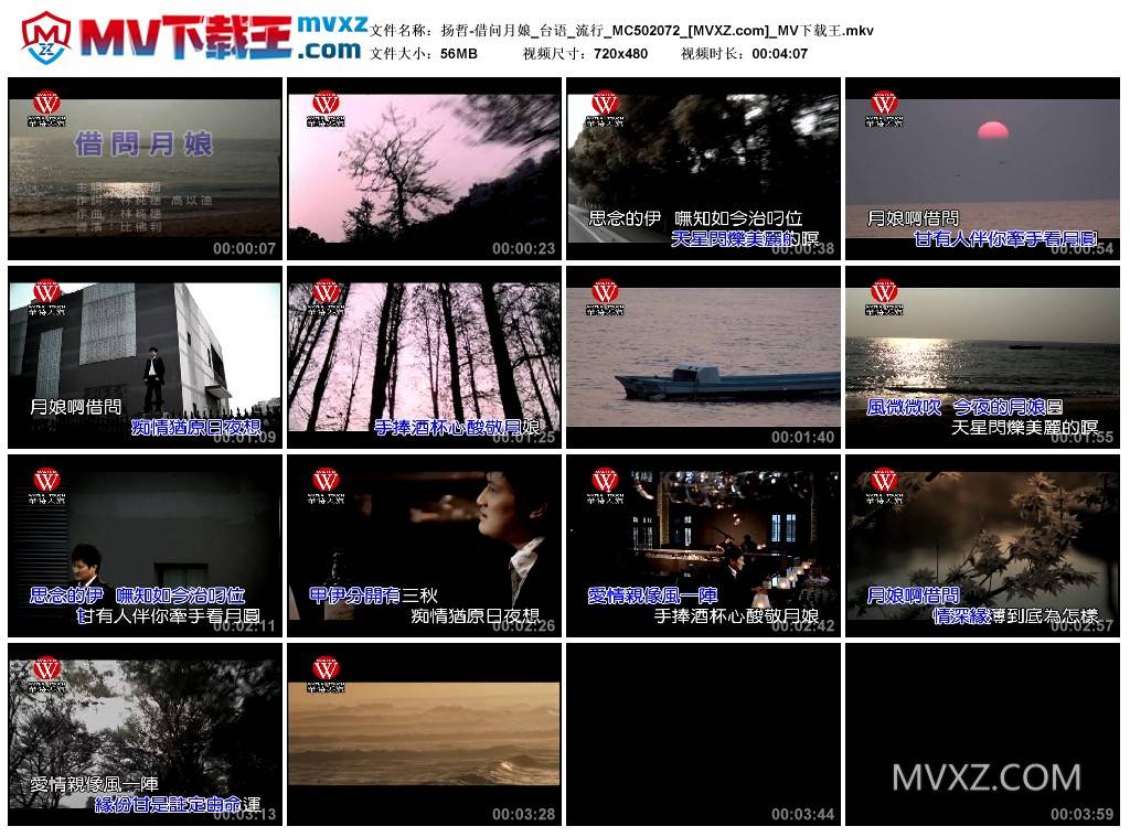 扬哲-借问月娘_台语_流行_MC502072